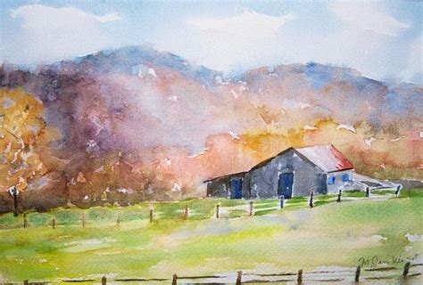 See more ideas about watercolor barns, barn painting, barn art. Old Barn Painting by M Jan Wurst