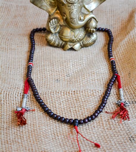 rosewood mala beads rosewood mala prayer beads with dorje