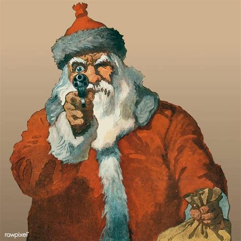Download Premium Vector Of Santa Claus Aiming A Handgun Vector 1232950