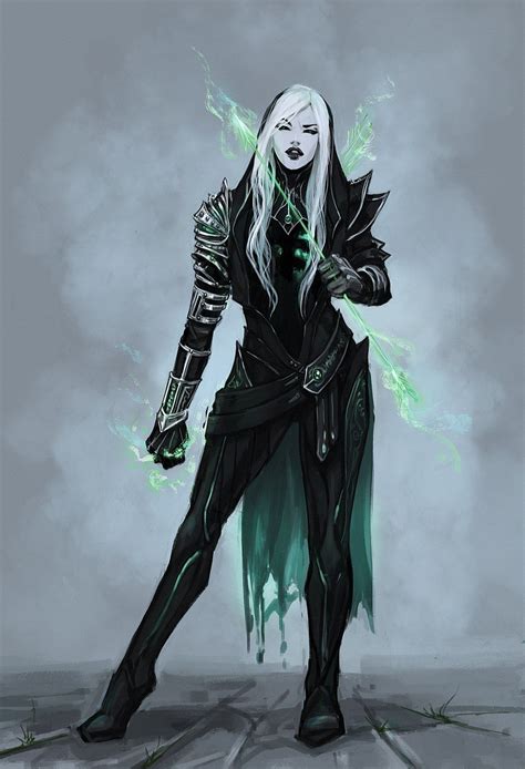 Drow Spellarcher Female Elfen Fantasy 3d Fantasy Fantasy Women