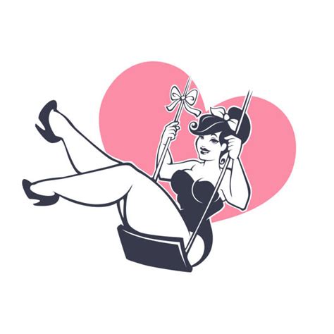 Cartoon Of The Fat Pin Up Girls Illustrations Royalty Free Vector