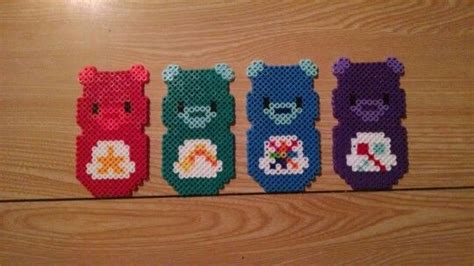 Care Bears Perler Bead Characters Perler Beads Designs Perler Beads