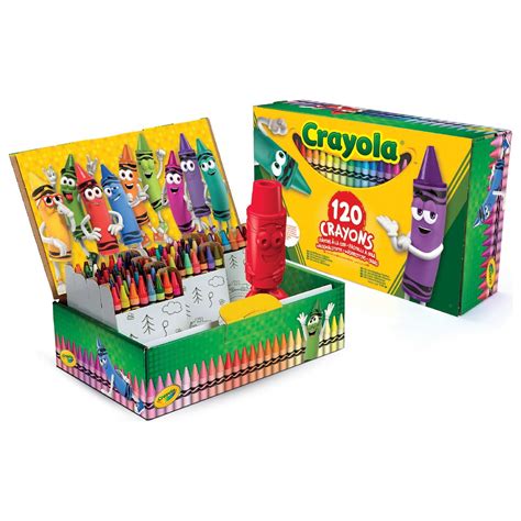 Crayola Giant Box Of Crayons 120 Assorted Colors