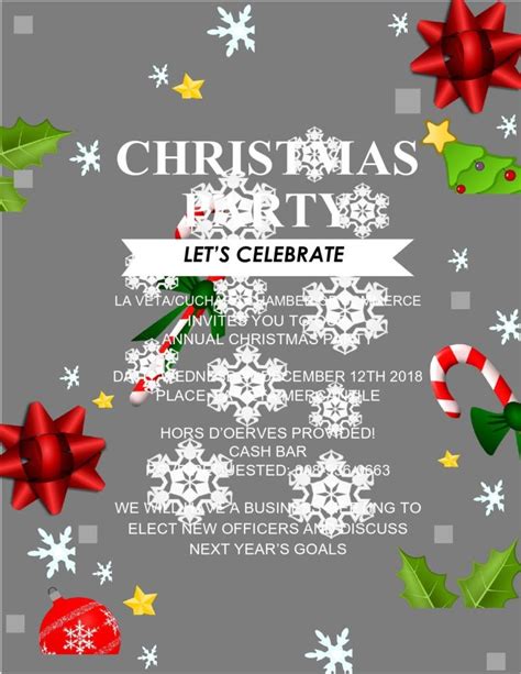 50 Free Christmas Flyer Templates Word Templatelab