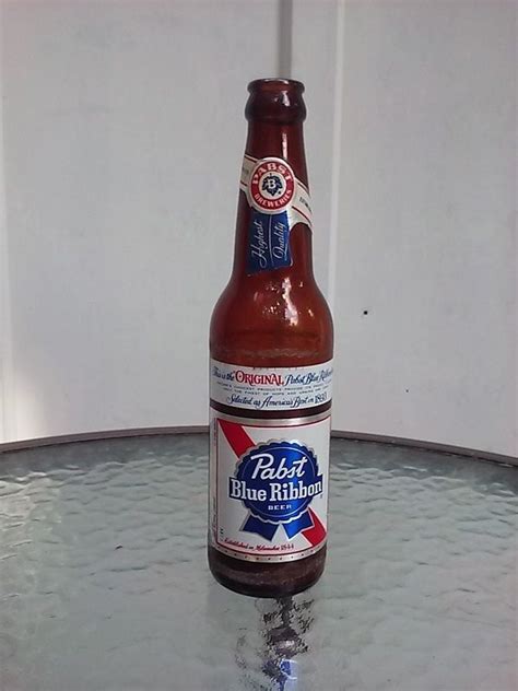 Pabst Blue Ribbon Beer Bottle Vintage 1960s Pabst Blue Ribbon Beer