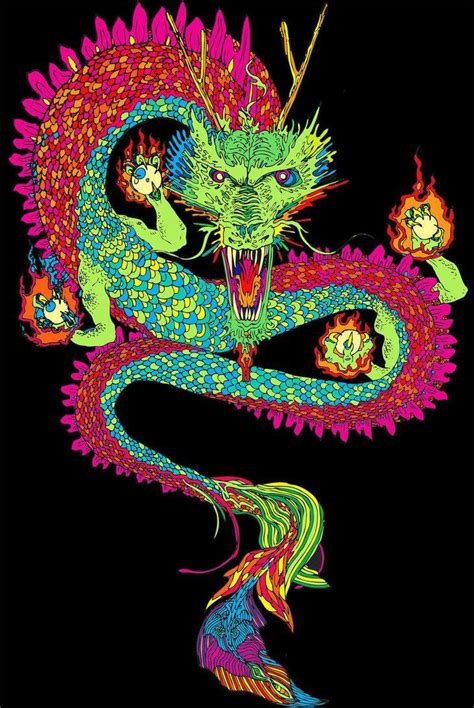 Dragon Neon Wallpapers Wallpaper Cave