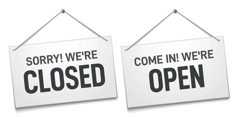 Business Open Closed Sign Shop Door Signs Boards Come In And Sorry We
