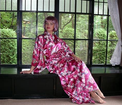 Японское кимоно НАГАСАКИ Элегантные женские кимоно из шелка и хлопка