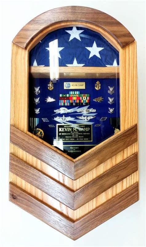 First Post This Was The Shadow Box I Delivered For A Retiring Navy