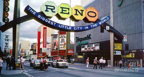Reno Arch 1985 Photograph By Wernher Krutein Fine Art America