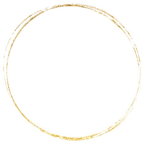 Gold Glitter Circle Pngs For Free Download