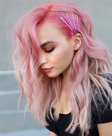23 Best Pastel Pink Hair Colors Right Now Stayglam In 2021 Pastel