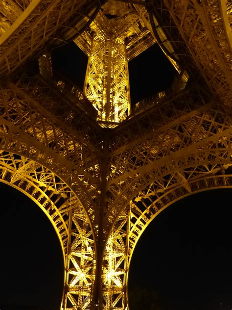 Free Images Architecture Night Eiffel Tower Paris Arch Lighting