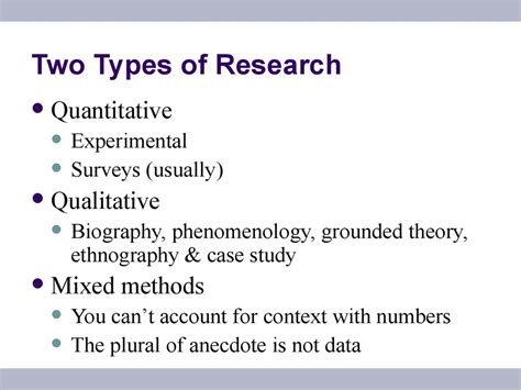 What Are The Different Types Of Research Methods Design Talk