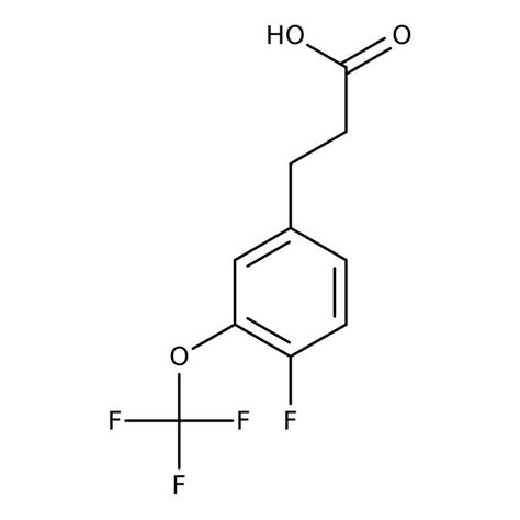 Ácido 3 4 Fluoro 3 Trifluorometoxifenil Propiónico 97 Alfa Aesar
