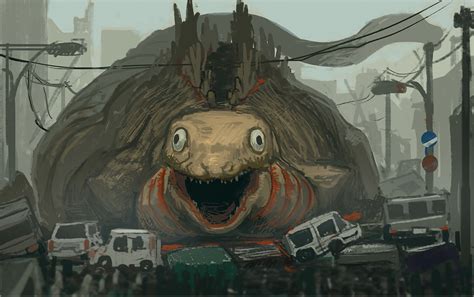 Monster In Kamata Godzilla And 1 More Drawn By Denchikdti Danbooru