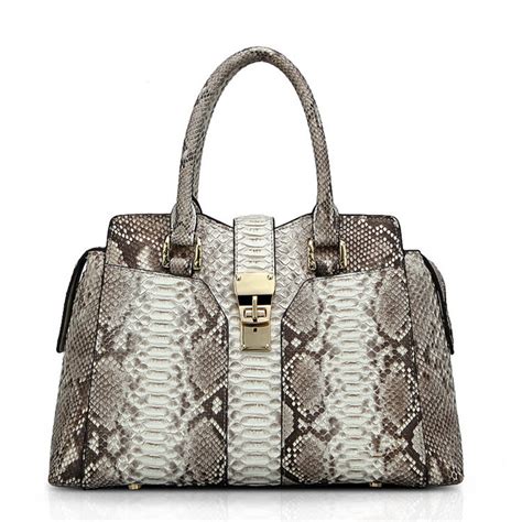 Genuine Python Skin Handbag Ladies Python Skin Handbag