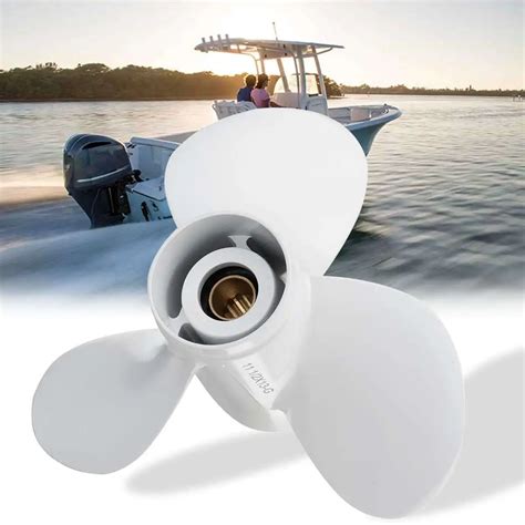 Boat Outboard Propeller 663 45974 02 98 Aluminum For Yamaha 25 60hp 11