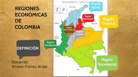Regiones Económicas De Colombia By Ciencias Sociales On Prezi