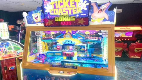 Sometimes The Games Win Spongebob Squarepants Ticket Coaster Arcade