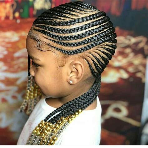 Braids always look these side braids give your child the same look as if she shaved the side of her head. Tresses | Tresse africaine fillette, Coiffure enfant et ...