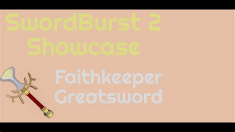 A page full of updates and giveaways in swordburst 2. SwordBurst 2 Showcase: Faithkeeper Greatsword - YouTube