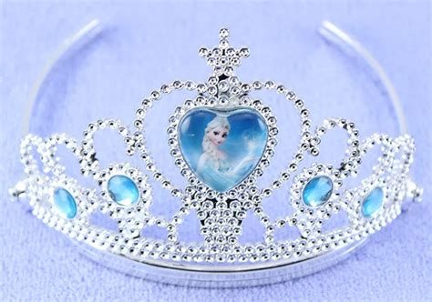 2015 New Frozen Crown Princess Elsa Cosplay Plastic Crown Tiara Girls