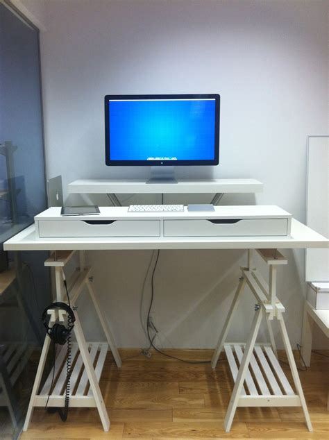 Here are 6 ways to fit one into your home office space, whether big or small. 23 IKEA Standing Desk Hacks With Ergonomic Appeal