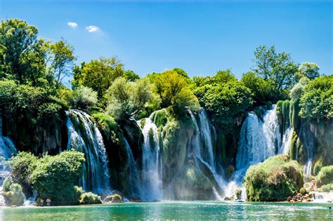 Amazing Kravice Waterfall In Bosnia And Herzegovina By Nataliia
