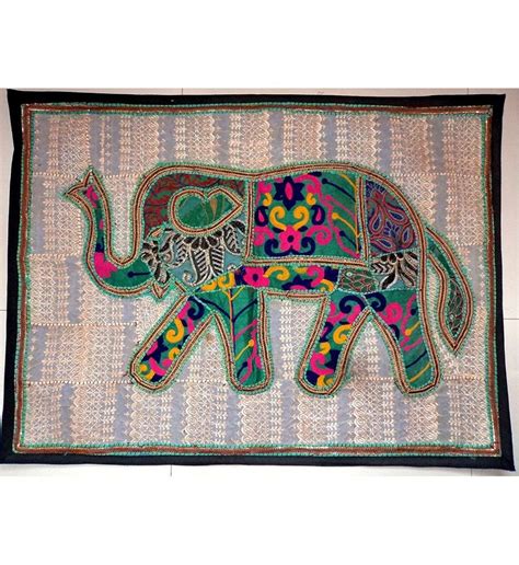 Bohemian wall hangings ukutabs top. Indian Vintage Handmade Bohemian Patchwork & Sequin ...
