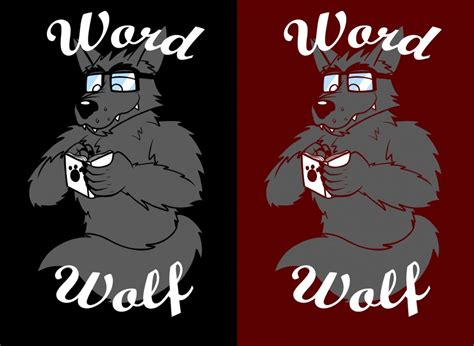 Word Wolf Shirt Design Weasyl