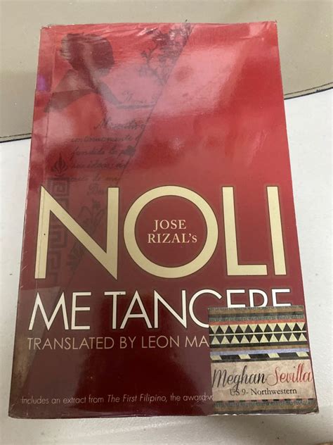 Jose Rizals Noli Me Tangere Translated By Leon Guerrero Hobbies