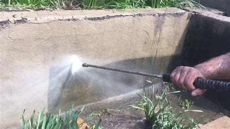 Mobile semi truck wash near me. Cleaning an old retaining wall | Pressure washing ...