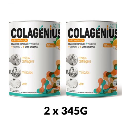 Colagenius Active Laranja Pó 2x345g Zonpharma