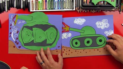 How To Draw A Tank For Young Artists Art For Kids Hub