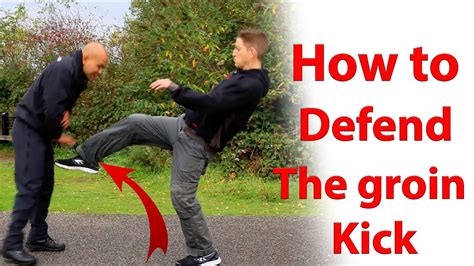 How To Defend The Groin Kick Youtube
