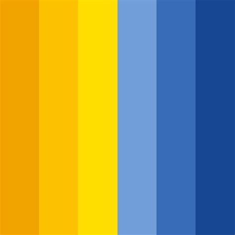 Golden Yellow And Blue Color Palette Colorpalettes Colorschemes