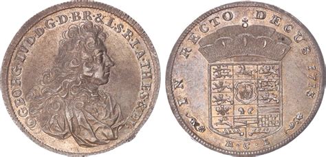 Braunschweig Calenberg Hannover Taler 1713 Georg I Ludwig 1698 1714