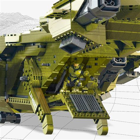 Mega Construx Halo Infinite Pelican Inbound Building Block Toy For Ages