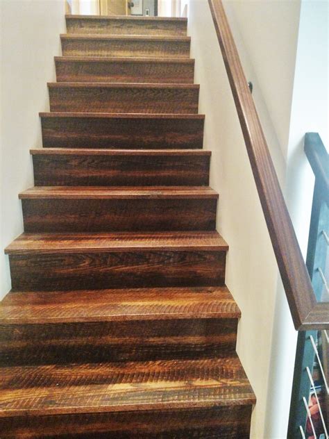 Rustic Red Oak Stair Treads And Risers Bingham Lumber