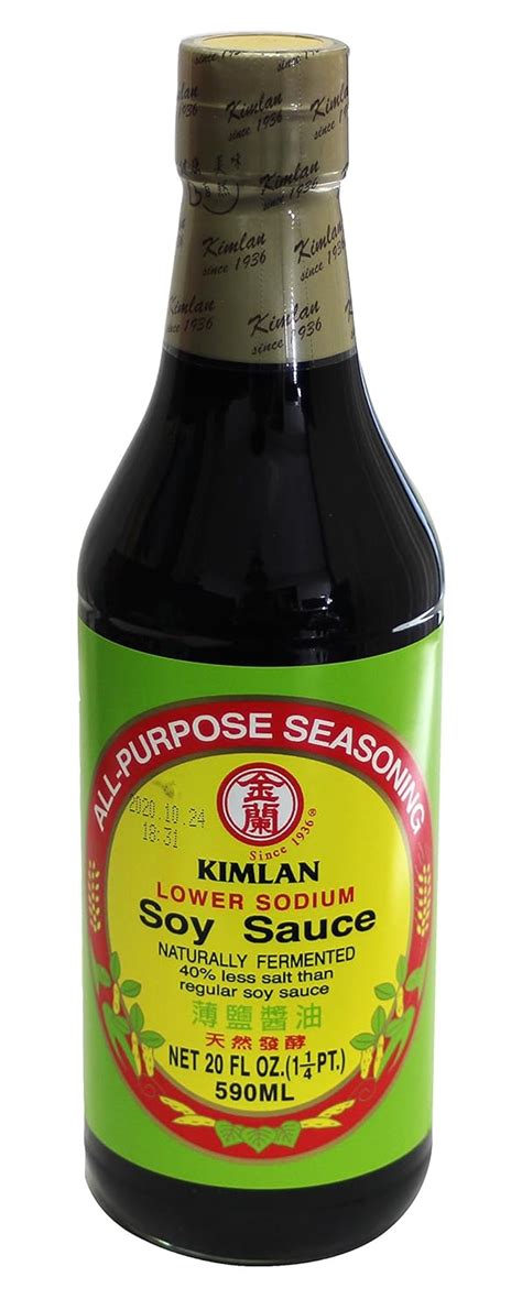 Kimlan Soy Sauce Low Sodium 20 Oz Grocery And Gourmet Food