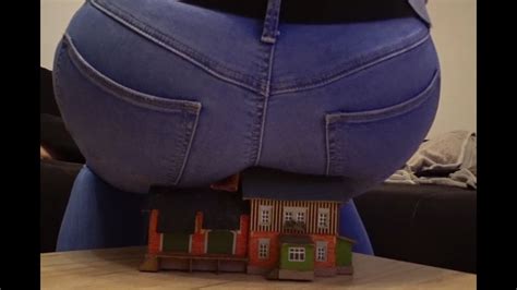 Buttcrush And Trampling Model House In Jeans And Pumps Youtube