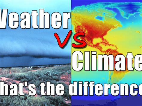 Climate Vs Weather Whats The Difference