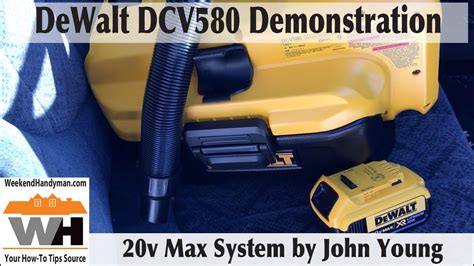 Dewalt Dcv580 Cordless Wet Dry Vacuum 20v Max Weekend Handyman