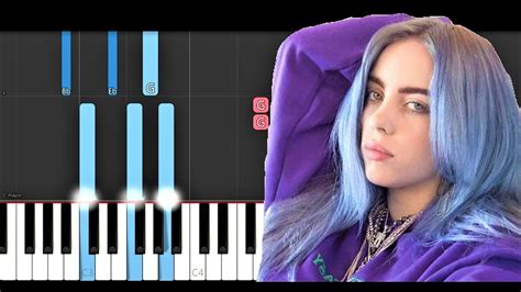 Billie Eilish Listen Before I Go Piano Tutorial Youtube
