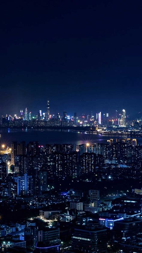 Night City City Lights Metropolis Iphone Wallpapers Hd Night City
