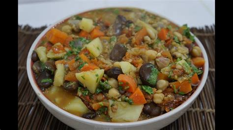 🍅 🍆 5 Bean Vegan Chili Stew Recipe Healthy Vegetarian N