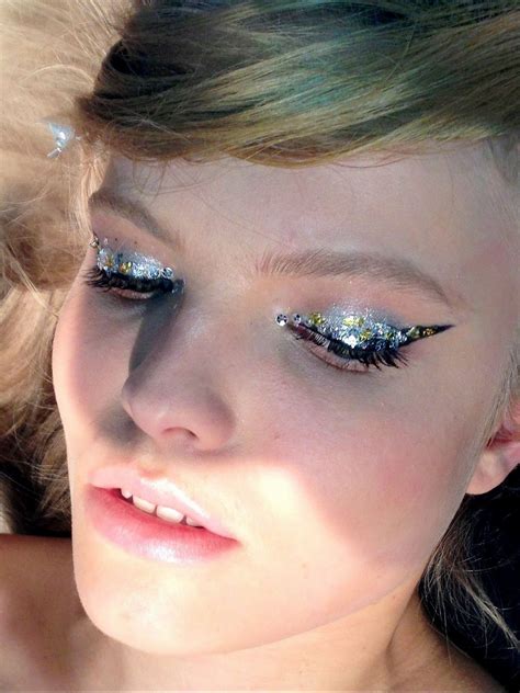 Dazzling Eye Makeup Metallic Eyes Beauty Shoot Makeup