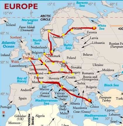 European Backpacking Trip Route Literacy Basics