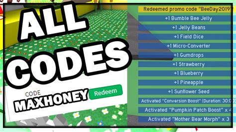 Promo Codes For Bee Swarm Simulator Roblox 2019